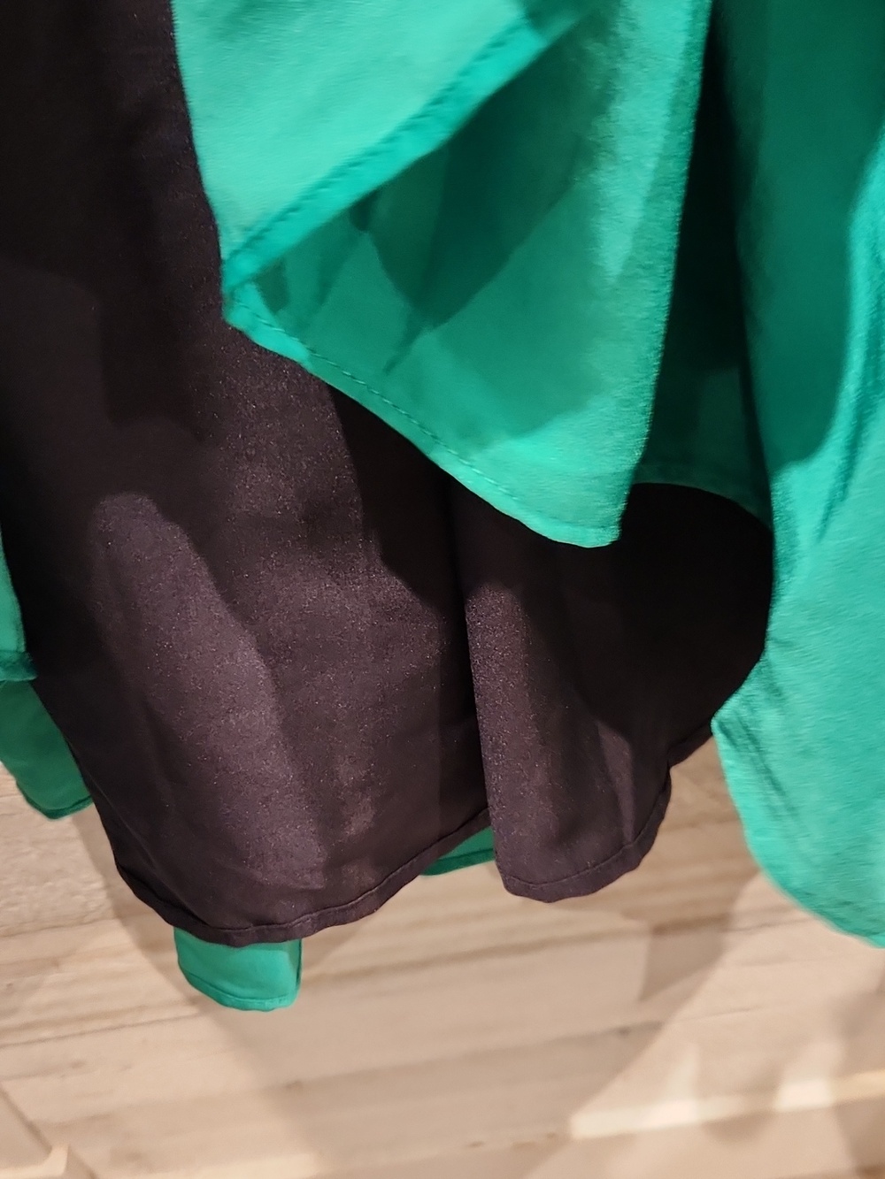 EUC Tommy Hilfiger Black, Brown & Green Tiered Women's Sz 16  Dress - Picture 5 of 8
